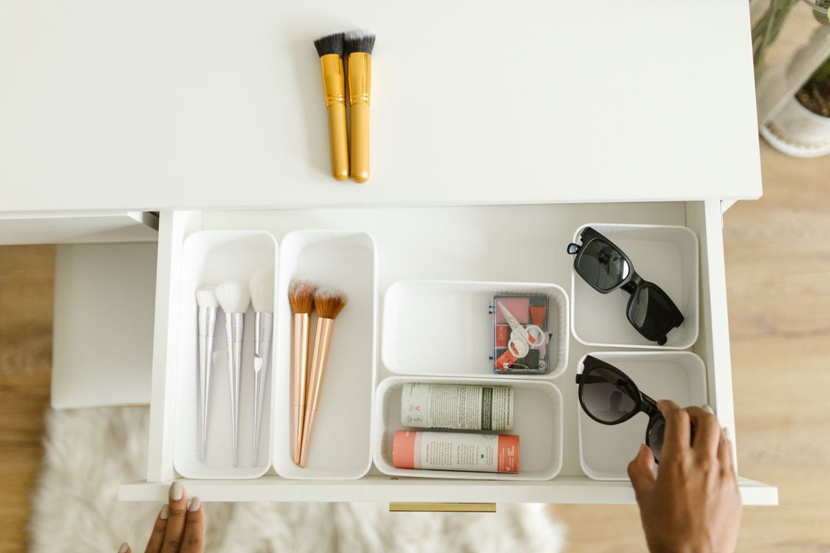 An organized drawer